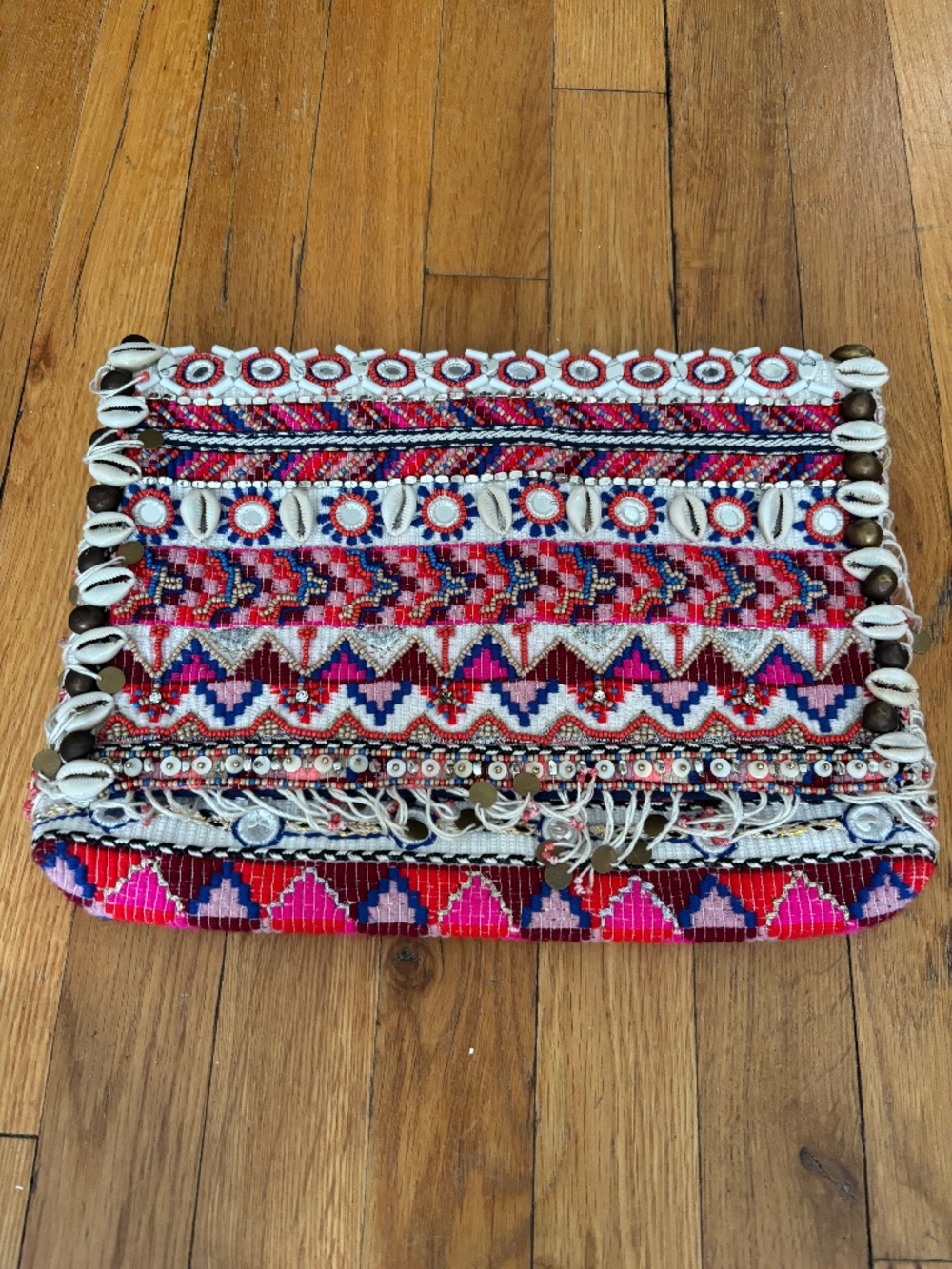 Christophe Sauvat Oversized boho clutch